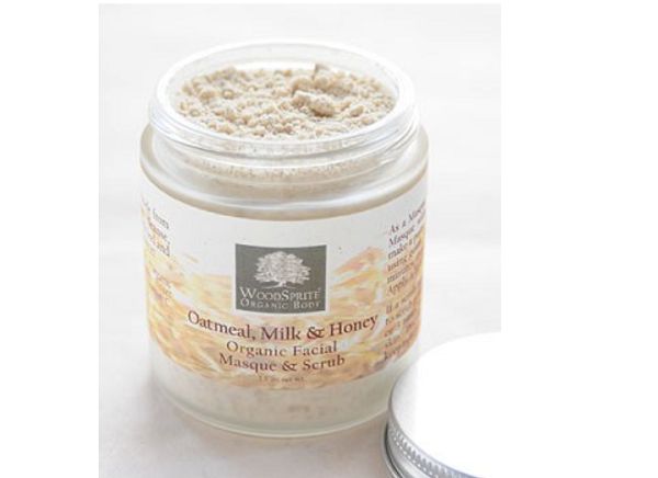 ماسك الوجه العضوي بدقيق الشوفان والحليب والعسل Oatmeal, Milk &amp; Honey Organic Facial Masque من وودسبريت أورجانيك بودي Woodsprite Organic Body