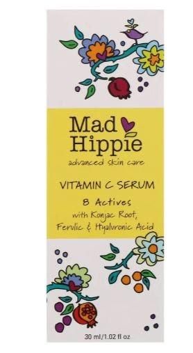 Mad Hippie Skin Care Products, مصل فيتامين سي ، 8 أكتيف ، 1.02 أونصة سائلة (30 مل)