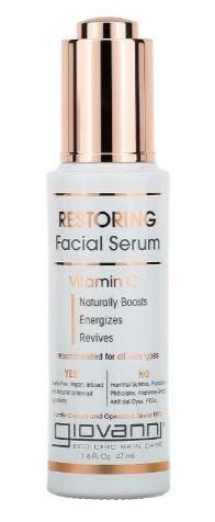 Giovanni, Restoring Facial Serum, Vitamin C, 1.6 fl oz (47 ml) منتجات سيروم  لنضارة وشباب البشرة 