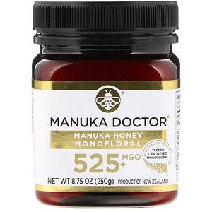 عسل مانوكا أحادي الزهرة +MGO 525 من مانوكا دكتور (MANUKA DOCTOR)