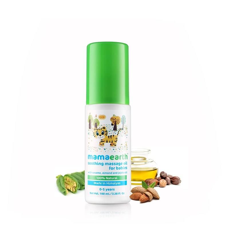 Soothing Massage Oil,100ml من mamaearth منتجات العناية بالأطفال