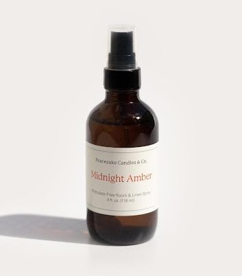 سبراي ميدنايت بالعنبر للغرف والكتان  Midnight Amber Room and Linen Spray من بيسيك Peacesake