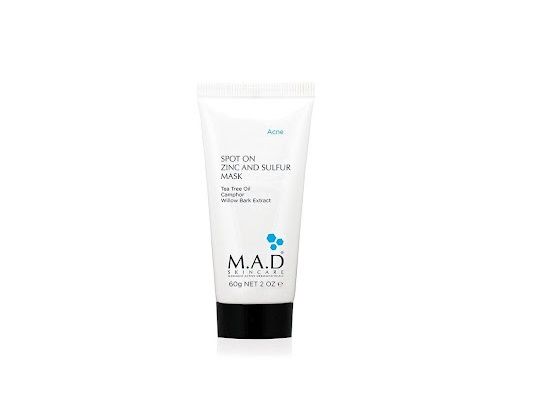 قناع سبوت أون بالزنك والكبريت SPOT ON ZINC AND SULFUR MASK من إم.إيه.دي سكين كير M.A.D Skincare