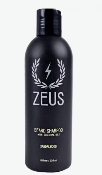 Beard Shampoo Wash 8 fl oz, Zeus Sandalwood من ZEUS