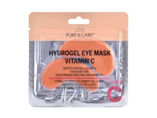 قناع هيدروجيل للعين المعزز بفيتامين ج من بيور آند كير Hydrogel Eye Mask Vitamin C Pure &amp; Care