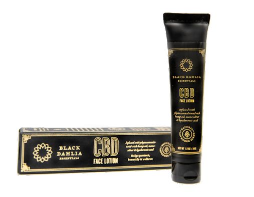 لوشن الكانابيديول للوجه من BLACK DAHLIA CBD