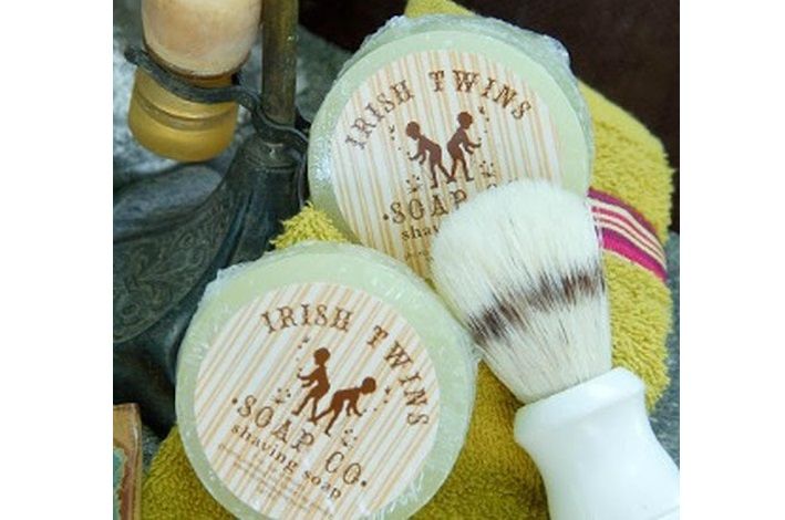 صابون الحلاقة بالجلسرين Shaving Soap glycerin من إيريش توينز سوب كومباني Irish Twins Soap Company