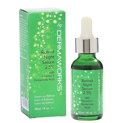 سيروم الريتينول مع فيتامين E وحمض الهيالورونيك Retinol Serum with Vitamin E &amp; Hyaluronic Acid من ديرما وركس Dermaworks