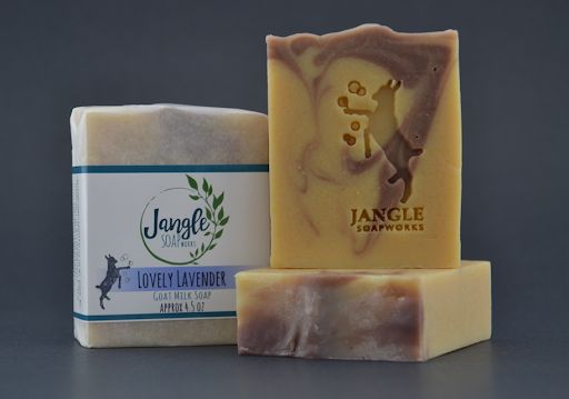 صابون اللافندر من Jangle Soap Works Lovely Lavender