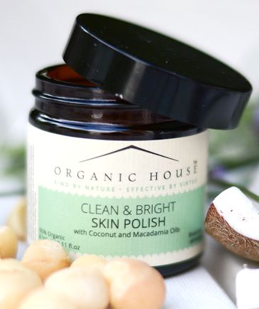 طلاء نظافة وإشراق الجلد Clean &amp; Bright Skin Polish من أورجانيك هاوس ORGANIC HOUSE