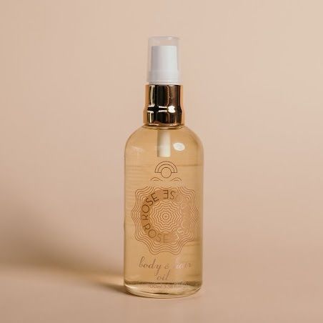 زيت الورد للجسم والشعر Rose Body &amp; Hair Oil من أيمي إيرباشر Amy Erbacher