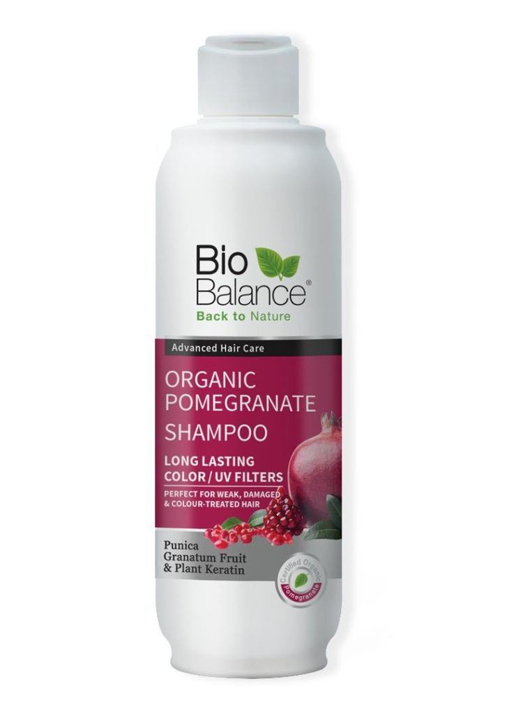 شامبو الرمان العضوي للشعر المعالج بالألوان Organic Pomegranate Shampoo