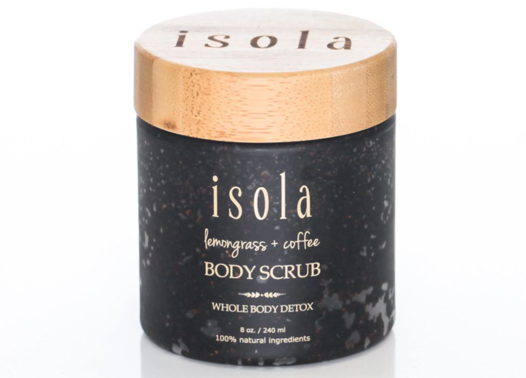 مقشر للجسم بالليمون والقهوة Lemongrass + Coffee Body Scrub من إيسولا isola