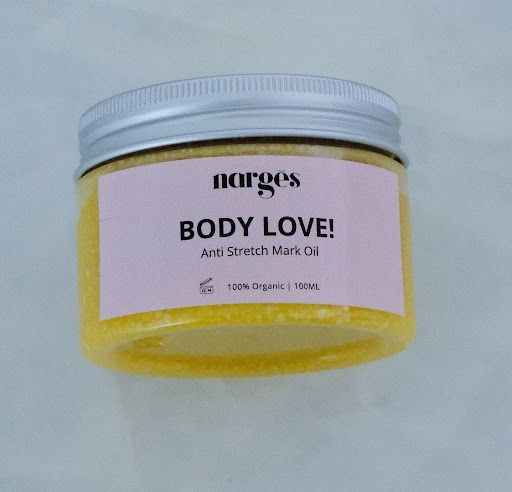 زيت بادي لوف المضاد لعلامات التمدد Body Love Anti-Stretch Marks Oil من نارجس أورجانيكس Narges Organics