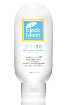 واقي الشمس Natural Mineral Sunscreen SPF 30 من Block Island