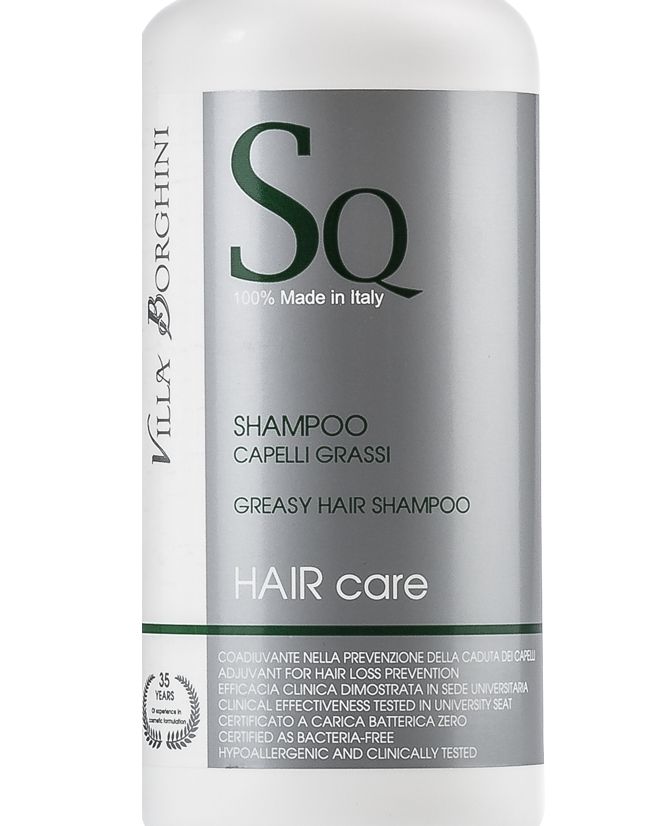 شامبو فيلا بورجيني للشعر الدهني – Villa Borghini SQ greasy hair shampoo