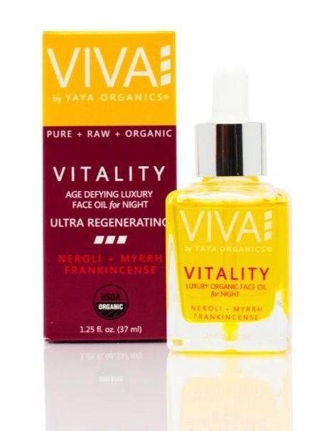 VIVA Vitality Luxury Regenerating Face Oil Blend for Night من YAYA  organics