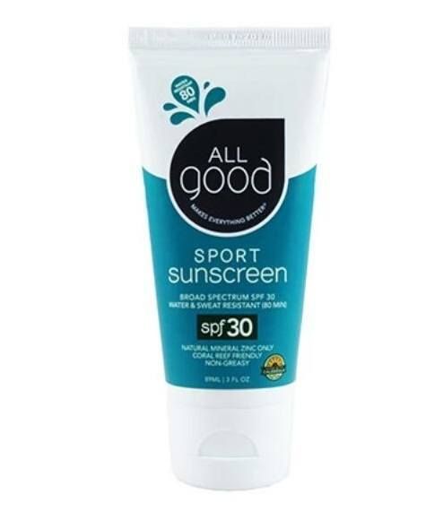 مستحضر All Good SPF 30 Sport Sunscreen Lotion من شركة Fuzz Wax Bar