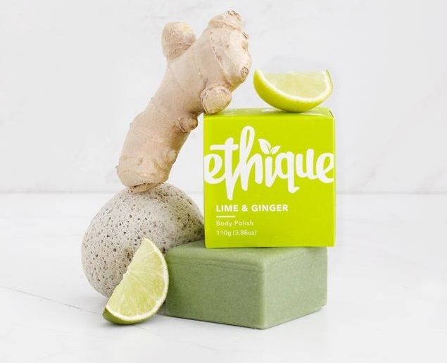 الخفاف المقشر Lime &amp; Ginger Body Polish من Ethique
