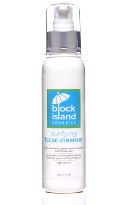 غسول منظف Organic Purifying Facial Cleanser من منتجاتBlock island