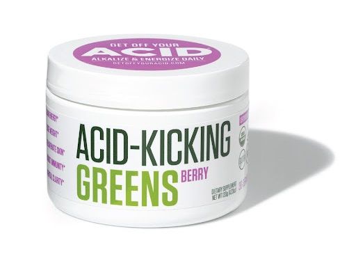 مُكمل آسيد-كيكينج جرينز بيري Acid-Kicking Greens Berry من ألكاميند Alkamind