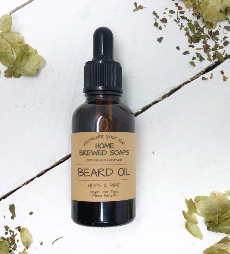 Beard Oil – Hops &amp; Mint من Home Brewed Soaps زيت تكثيف اللحية