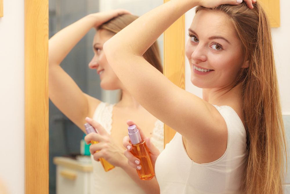 استخدام بديل الزيت قبل غسل الشعر