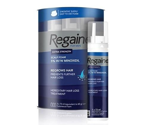 استخدام مينوكسيديل (Minoxidil, Regain) لعلاج تساقط الشعر الوراثي