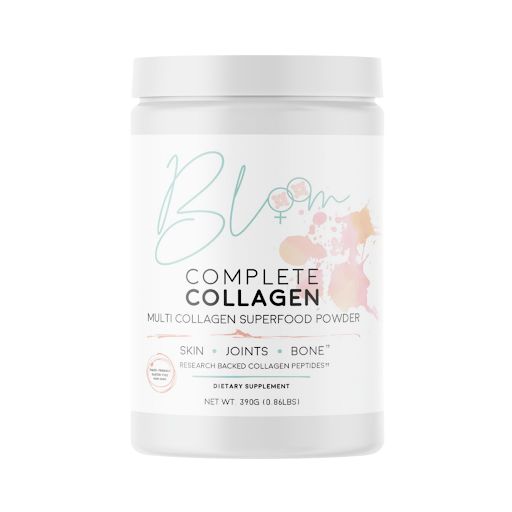 بلوم كومبليت كولاجين – مسحوق متعدد الكولاجين Bloom Complete Collagen - Multi Collagen Superfood Powder من ذا بلوم ميثود The Bloom Method