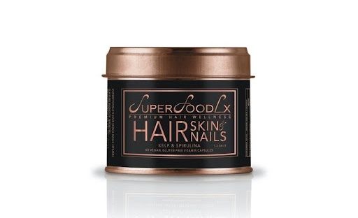 مكمل كيلب آند سبيرولينا للشعر والبشرة والأظافر Hair, Skin &amp; Nails Kelp &amp; Spirulina من سوبر فود إل إكس Super Food LX