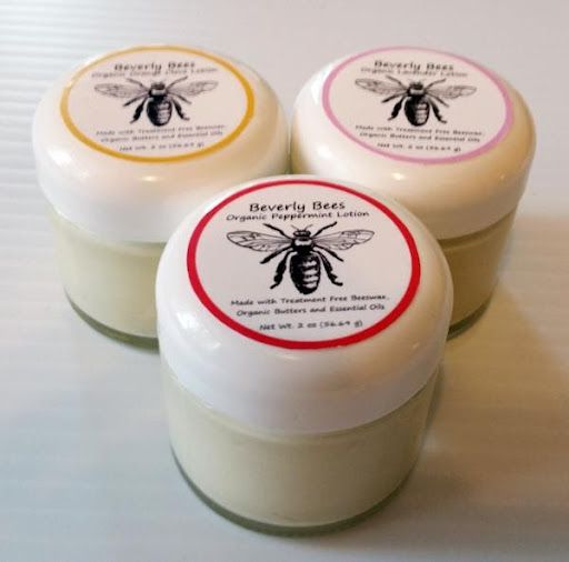 لوشن شمع العسل العضوي لليدين والجسم Organic Beeswax Hand &amp; Body Lotion من بيفيرلي بيز Beverly Bees