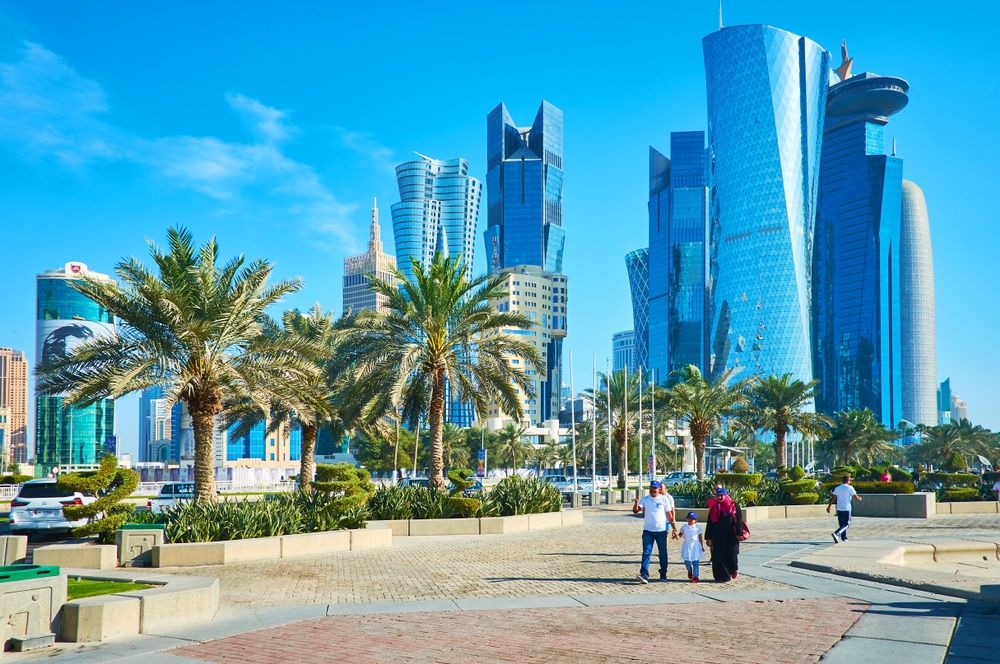 شد الوجه في قطر